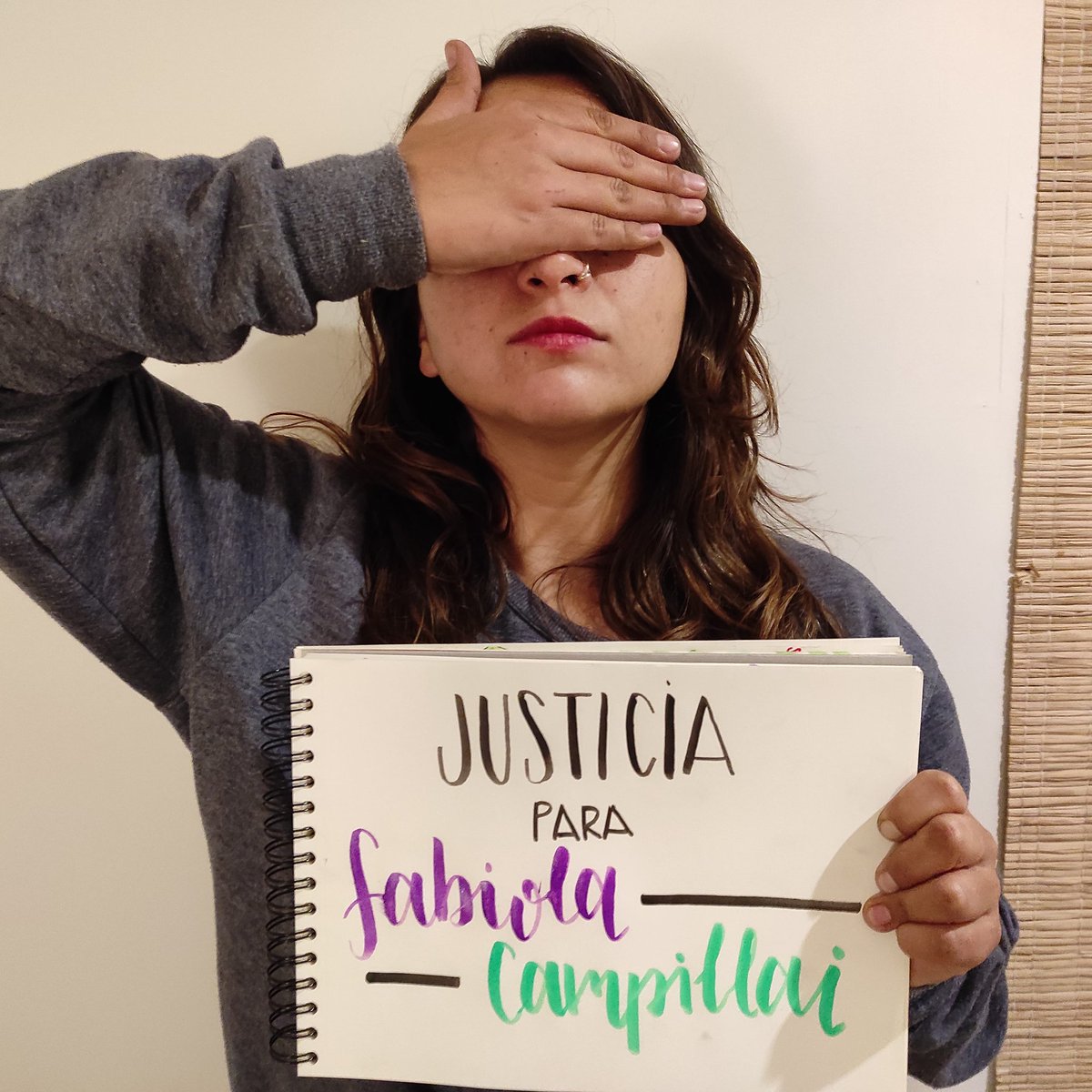ConySchon's tweet photo. #JusticiaParaFabiolaCampillaiAhora https://t.co/Kv6tawjf9S