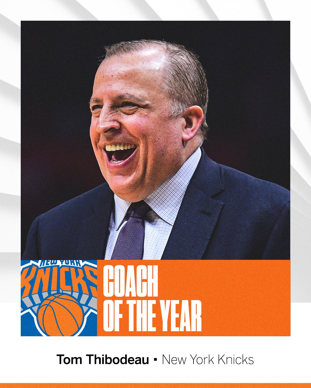 SportsCenter on Twitter "New York Knicks coach Tom Thibodeau wins