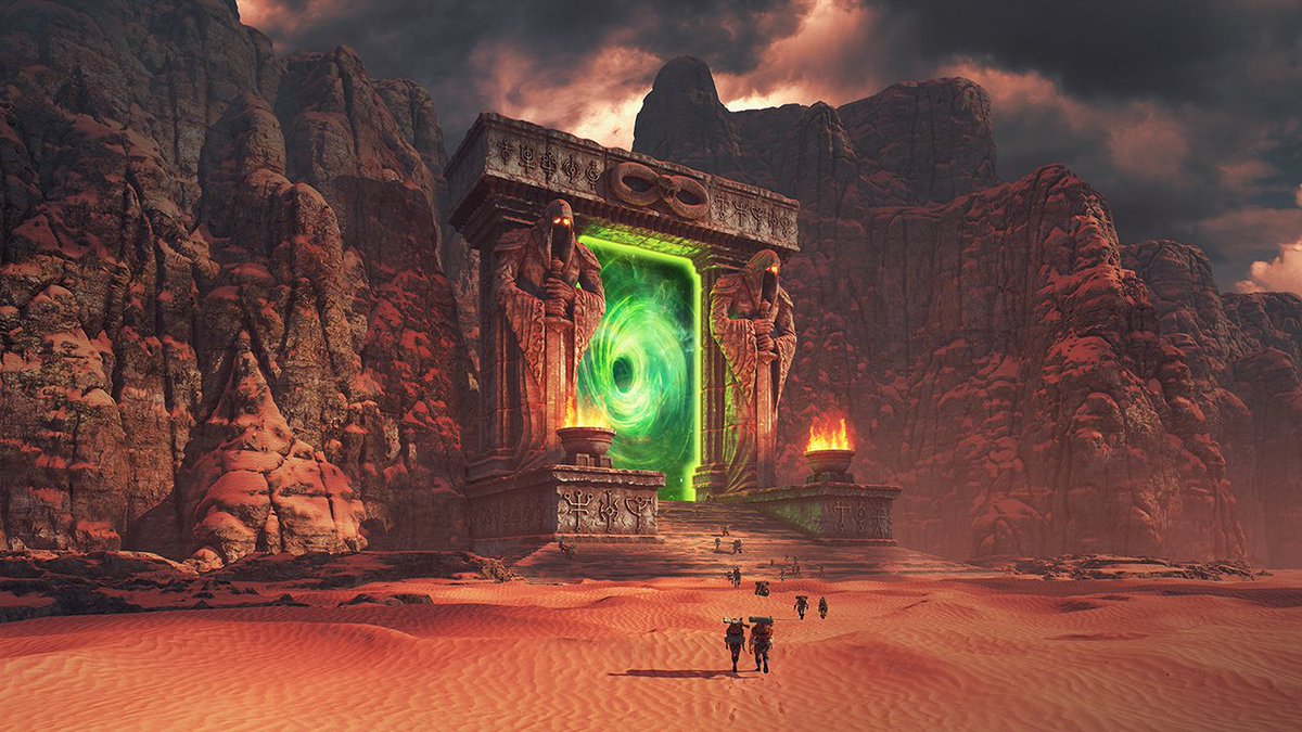 The Dark Portal 🧙‍♂️I hope you like it! 😊 
How's your leveling going?
---
My art in ultra-high quality
patreon.com/imadreamwalker
Prints: 
society6.com/imadreamwalker
Displate:
displate.com/imadreamwalker