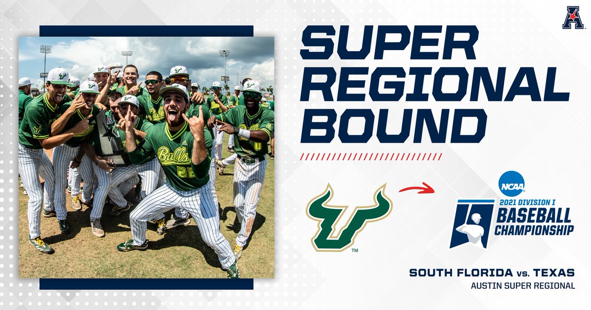 The SUPER Bulls are heading to Austin and will face Texas in the Austin Super Regional next weekend. 

#AmericanBaseball