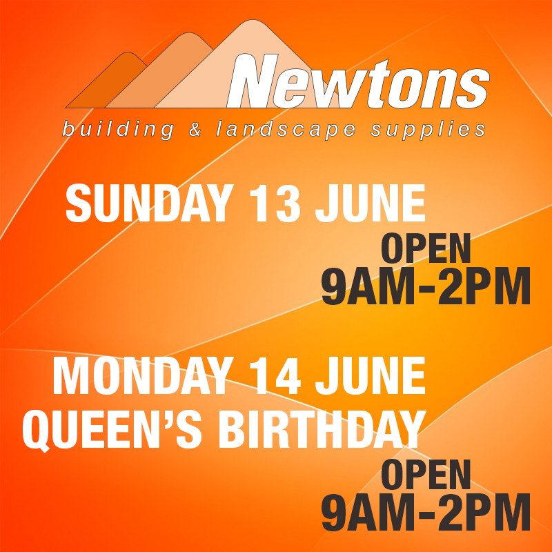 NewtonsBLS's tweet image. Please take note of our trading hours over the Queen's Birthday Public Holiday.

We will be open on Monday, 14 June from 9am-2pm, with regular trading hours resuming the following day.

For our full trading hours, please visit newtonsbuilding.com.au/contact-us/

#NewtonsBLS #QueensBirthday
