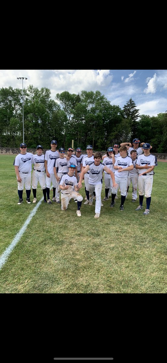 MenashaBaseball's tweet photo. Bluejays take down @NLBaseballWI 3-0!!! #GoBluejays @WIBallCentral @PBRWisconsin @BaseballWis https://t.co/sJWdAMmSCc