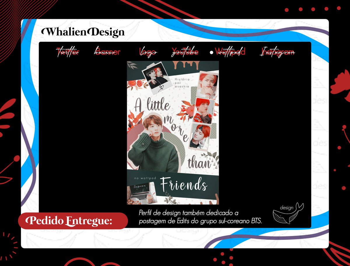 #WhalienDesign  ❝ <a href="/whalien_design/">Whalien Design⁷🧈</a> ❞

Pedido Entregue ✓

↠Obrigada por pedir com a gente!