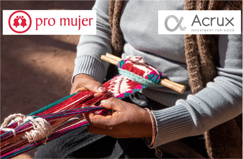Orgullosas de anunciar esta alianza entre <a href="/acrux/">acrux</a> y <a href="/promujer/">Pro Mujer</a>, para desarrollar conjuntamente la próxima generación de vehículos y oportunidades de inversión con perspectiva de género. Juntos somos más que la suma de las partes!

acruxpartners.com/assets/noticia…