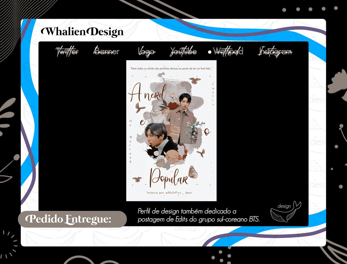 #WhalienDesign  ❝ <a href="/whalien_design/">Whalien Design⁷🧈</a> ❞

Pedido Entregue ✓

↠Obrigada por pedir com a gente!