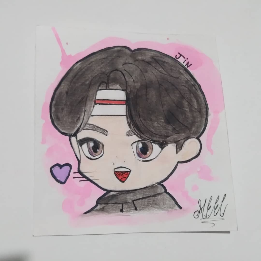 ArtMeec's tweet photo. KIM SEOKJIN
#btsfesta #btsfesta2021 #kpopfanart  #btsfanart #army #kpop #aguarela #desenhoamão #tinytan #arte #desenhos #JINJIN https://t.co/qIIYDwhf2o