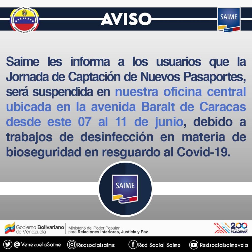 VenezuelaSaime tweet media