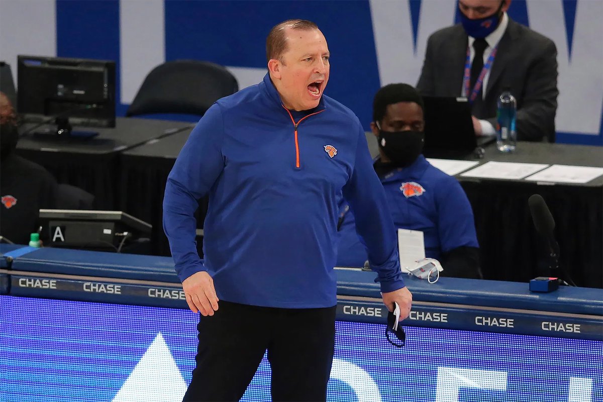 BeyondBleachers's tweet photo. Knicks head coach Tom Thibodeau wins the 2020-2021 Coach of the Year Award. https://t.co/x38q9SN0IF