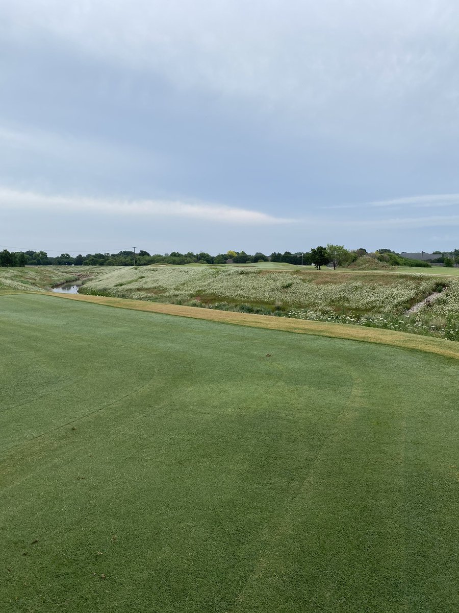 Another 1.3” of rain today. Course is handling it well so far