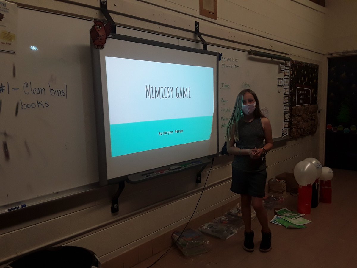 tepickarts's tweet photo. Brynn created a google slide mimicry game. Outstanding work for our showcase Brynn. https://t.co/5WjHKTu2rG