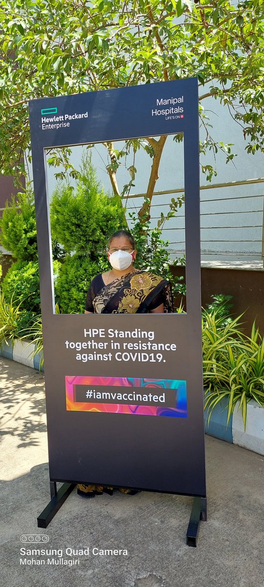 MohanMullagiri's tweet photo. #HPE always had #beingaforceforgood as part of its DNA from Bill&amp;Dave days.Same  desmostrated aptly by @HPE_IN offering free Covid19 Vaccines to employees and family as  #IndiaFightsCorona. Thank u @AntonioNeri_HPE for being an inspiring leader in these challenging times https://t.co/Gpw0Un46Ye
