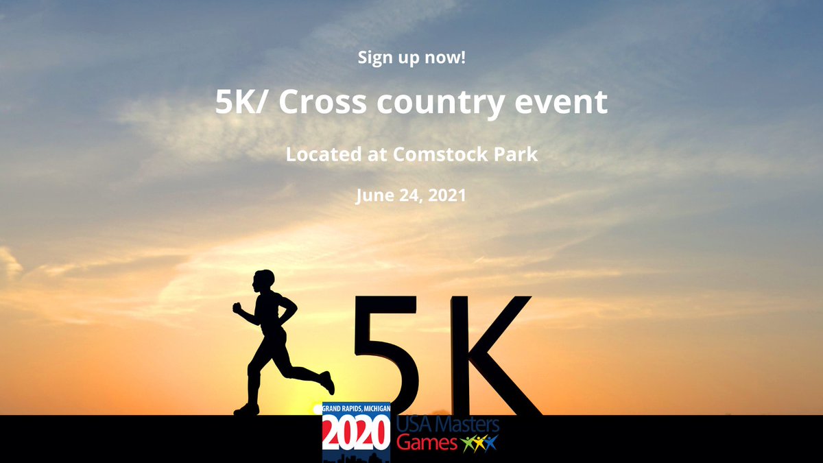 USAMastersGames's tweet photo. 5k registration is open! Register here at https://t.co/h03SfM7dmW https://t.co/5e60FK0Io1