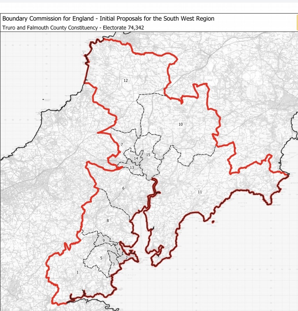 Lance63's tweet photo. So no #Devonwall and not much change in #Cornwall constituency borders? https://t.co/4riD2bPaGZ