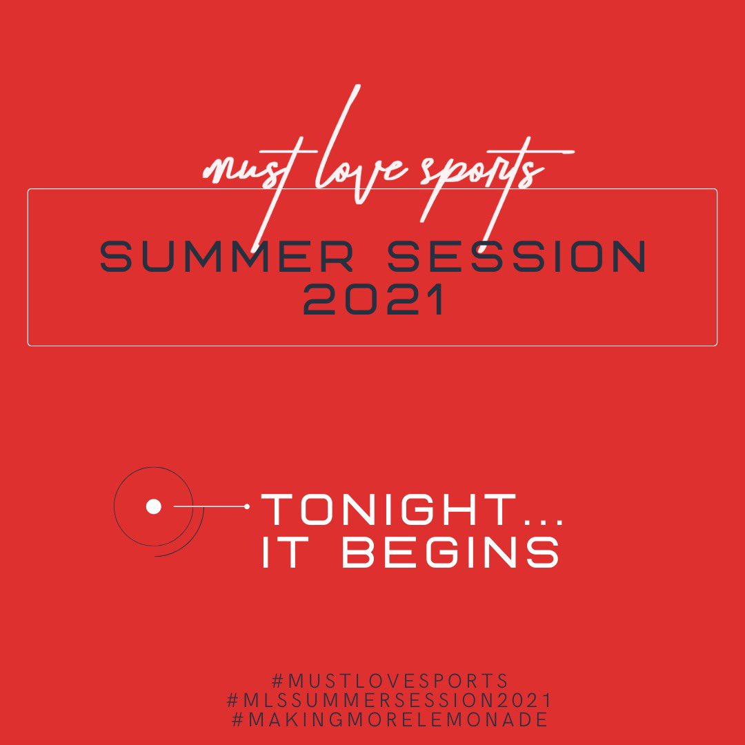 MustSportsLLC's tweet photo. Don’t call it a comeback… 

#MLSSummerSession2021 
#MakingMORElemonade #MustLoveSports https://t.co/e48lDKTPCn