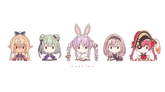Hololive Fantasy 🔥🦋👯⚔️🏴‍☠️

#しらぬえ #絵クロマンサー #ぺこらーと #ノエラート #マリンのお宝 