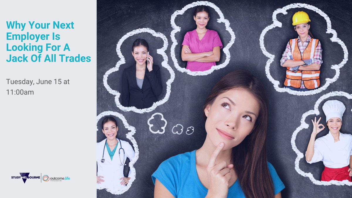 InternMatchio's tweet photo. Have you thought about changing to a new industry? Or maybe you’ve found you want to work in multiple specialisations? Don't worry! Employers like people with multiple skill sets with experience in different areas.

Learn more in our free webinar: https://t.co/MZSUWJSRQg https://t.co/zk2KLn70AK