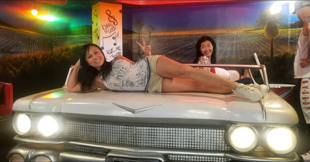 NCrystean's tweet photo. I've always wanted to lay on the hood of a car and use a #mirroredceiling to take group #selfies. ✔✔
#bts #MafiaReloaded #actress #TwentyninePalms https://t.co/Z4Q7FTM3bP