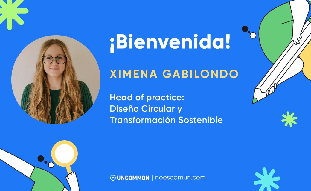 noescomun's tweet photo. Bienvenida Ximena Gabilondo, Head of Practice: Diseño Circular y Transformación Sostenible.

Xime es Filósofa especialista en ética ambiental, Zero Waste, Economía Circular y Sostenibilidad. Asesora certificada en TRUE Zero Waste por GBCI y líder de opinión en sostenibilidad. https://t.co/wS7NfDYAGG
