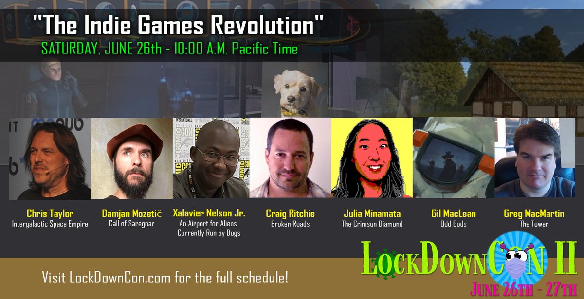 LockDownCon's tweet photo. LockDownCon II kicks off with a BEHEMOTH as we sit down with SEVEN #indie #gamedev panelist to discuss their projects and processes! Join us on Sat., 6/26 @ 10 AM Pacific! Visit https://t.co/g1DiEua6kT for our full schedule! #games #Unity #UnrealEngine  #AmazonLumberyard https://t.co/YGm1XGMuNC