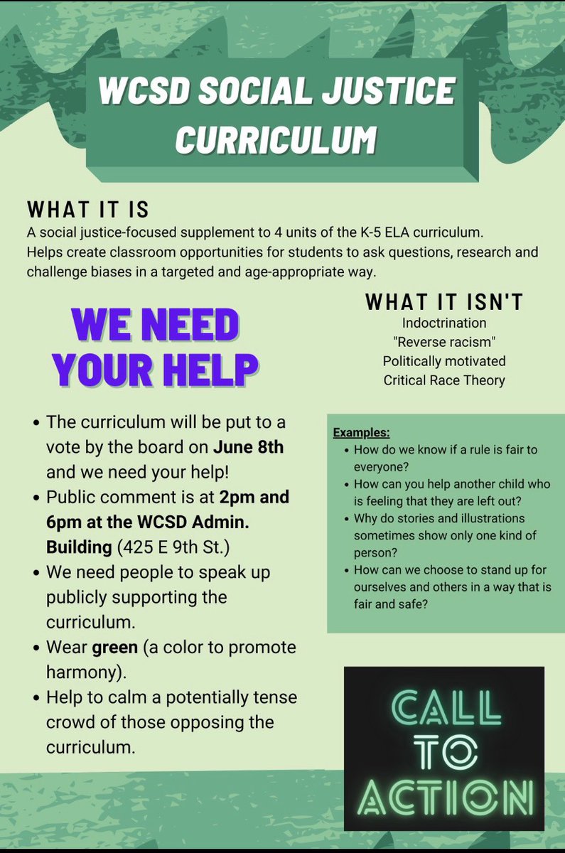 WCSD Students for Change tweet media