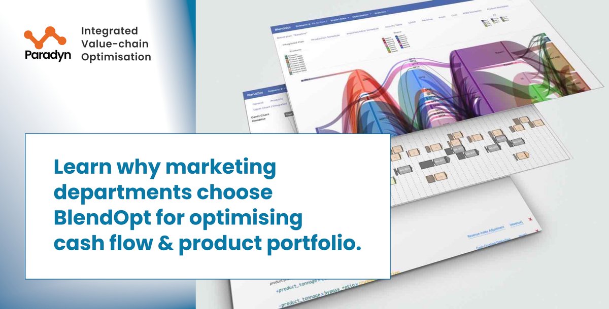 With BlendOpt you can automate product portfolio optimisation, breakeven analysis, and sensitivity analysis across millions of market scenarios. Talk to us today about how BlendOpt can accelerate your mined product to market. #mininginnovation #miningnews #miningindustry #minería