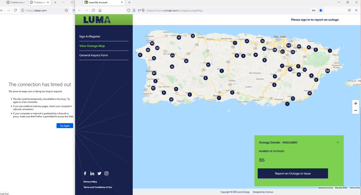 ApagonesLab on Twitter "Luma día 6 1051 sectores sin electricidad en el mapa de Luma. Aumentan