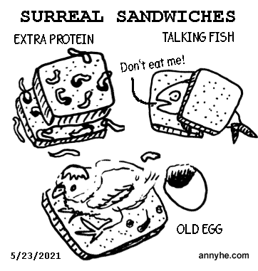 Drew a comic about #Sandwiches because I was hungry...