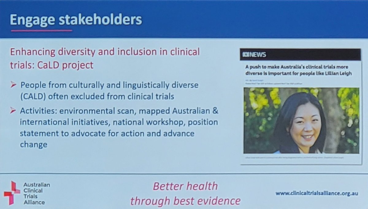 Top notch consumer engagement work by <a href="/ACTA_org/">ACTA: Australian Clinical Trials Alliance</a> with amazing <a href="/ProjectBreath/">Lillian Leigh GAICD</a>.
<a href="/ACTAcommunity/">ACTA Australian Clinical Trials Alliance</a> <a href="/ARCSAustralia/">ARCS Australia</a> #ARCS2021 #ARCSAus <a href="/AusClinical/">Aust Clinical Trials</a> <a href="/AustCT/">Aus Clinical Trials</a> <a href="/nhmrc/">NHMRC</a> <a href="/NicStraiton/">Dr Nicola Straiton (she/her)</a>