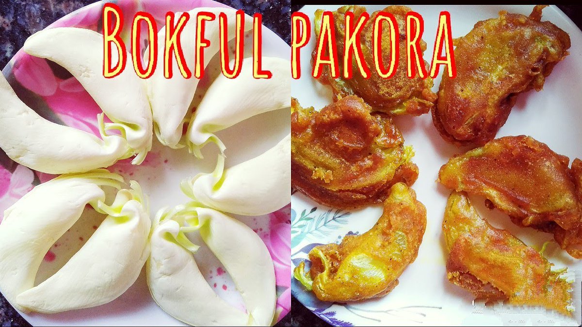 Bokful Pakora or sesbania grandiflora Pakora youtube.com/watch?v=SdZORb… #bokfulpakora #pakoda #pakodi #sesbaniagrandiflora #fry #Viral #foodie #food #receipe