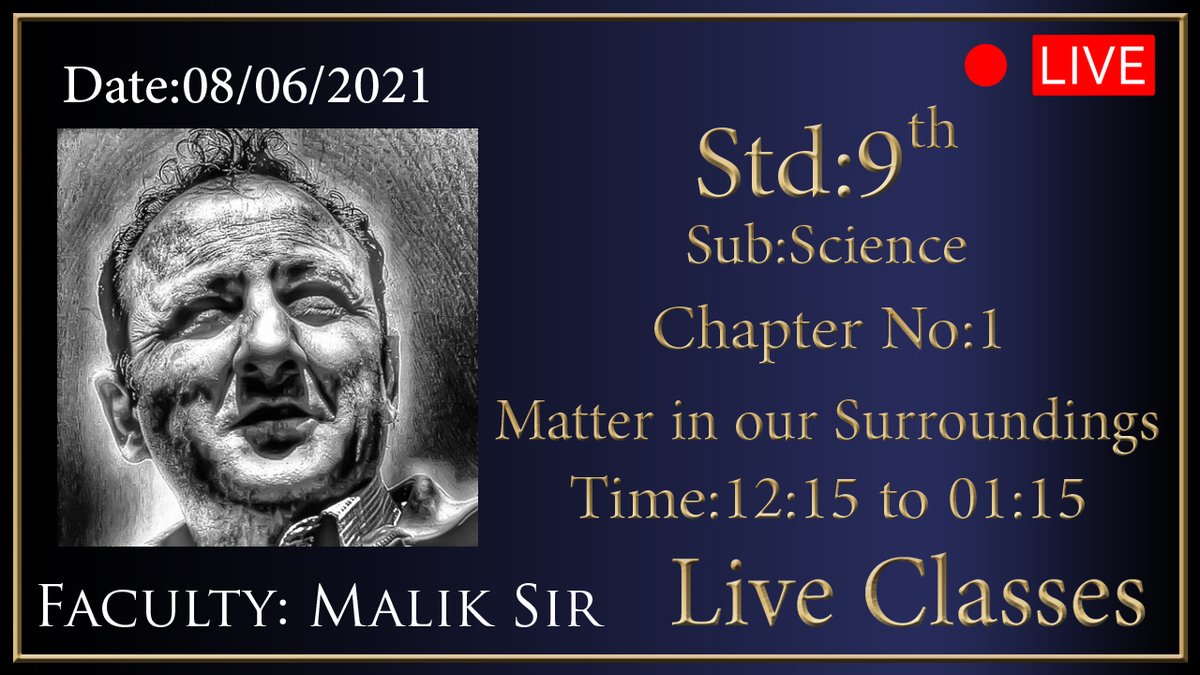 mirzamlk's tweet image. Malik Sir is live on YouTube Teaching class 9th Science chapter-1 Matter in our Surroundings.
youtu.be/ISvNfhwdCmw
#RallyTheValley
#100MostHandsomeMen2021
#LifeInIZONE
#nctdisband
#RYEOWOOK