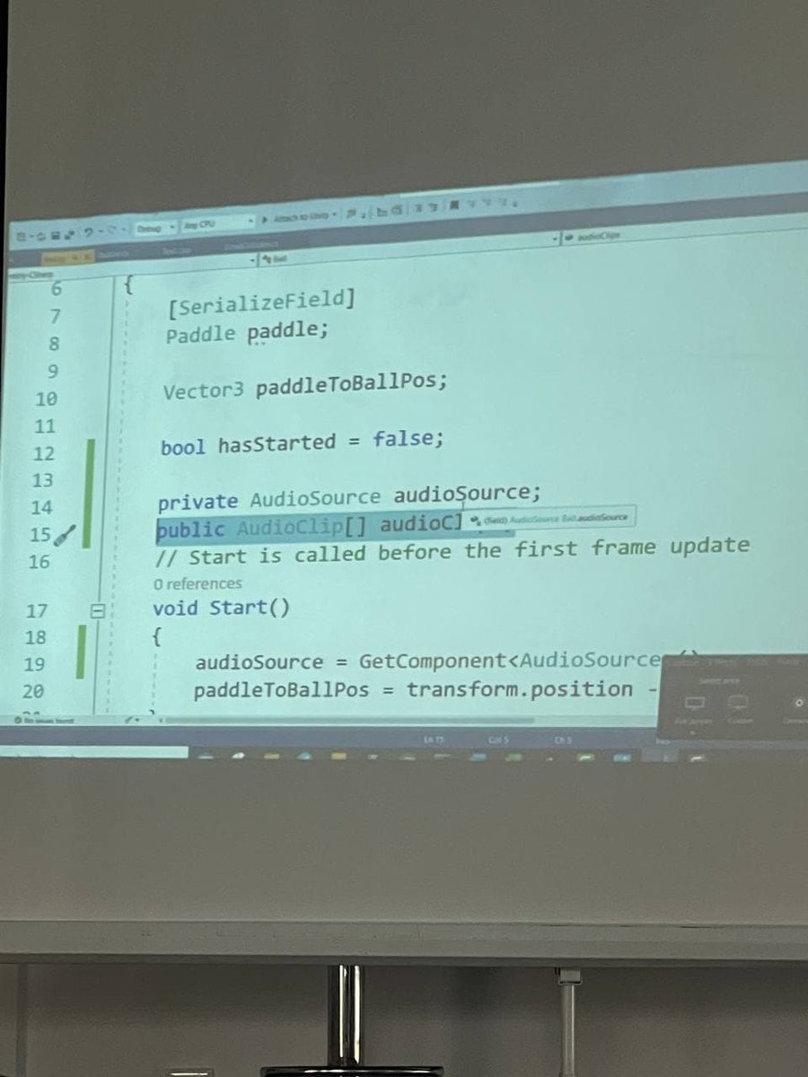 HameiaY's tweet image. We learned how to Play Random Sound🎧 From Array 
@CodeToInspire 
@E_Ehrari @f_forough  #AfghanGirlCode 
@Unity3DIndia #unity2d #CoD #gamedev #gamergirl 
 #indiedev #gamedev #code #unitytips #unity3d
@unity3d_geek
@Unity3DIndia