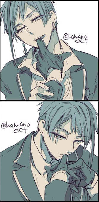 ※イドアズ 指を噛む 