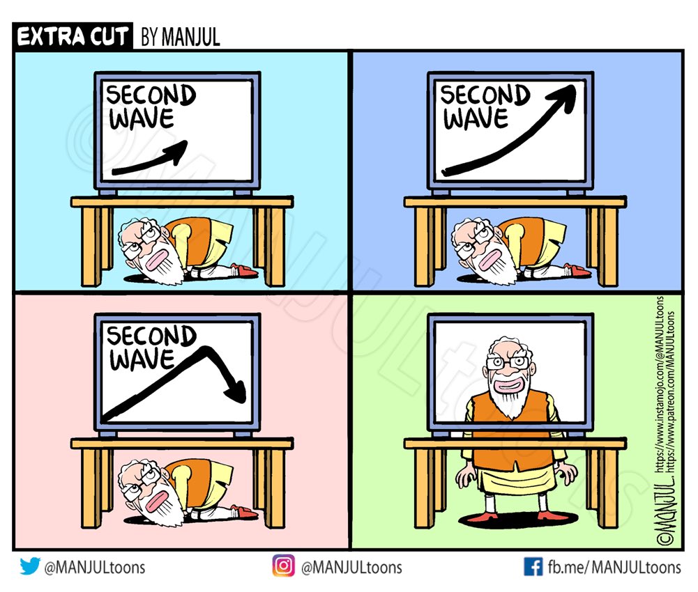 samjawed65's tweet image. The story so far… perfectly captured by @MANJULtoons
