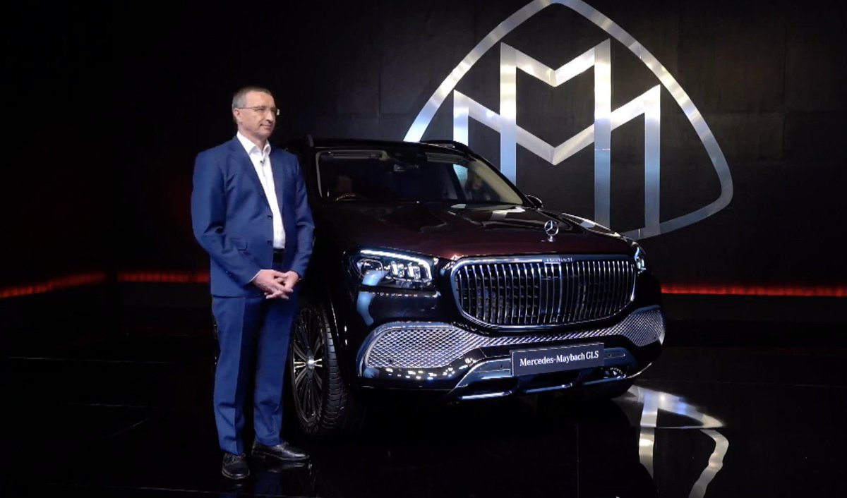 Martin Schwenk, MD & CEO Mercedes-Benz India starts proceedings for the day. This is Mercedes-Maybach's first SUV in India. @MercedesBenzInd #MercedesMaybachGLS