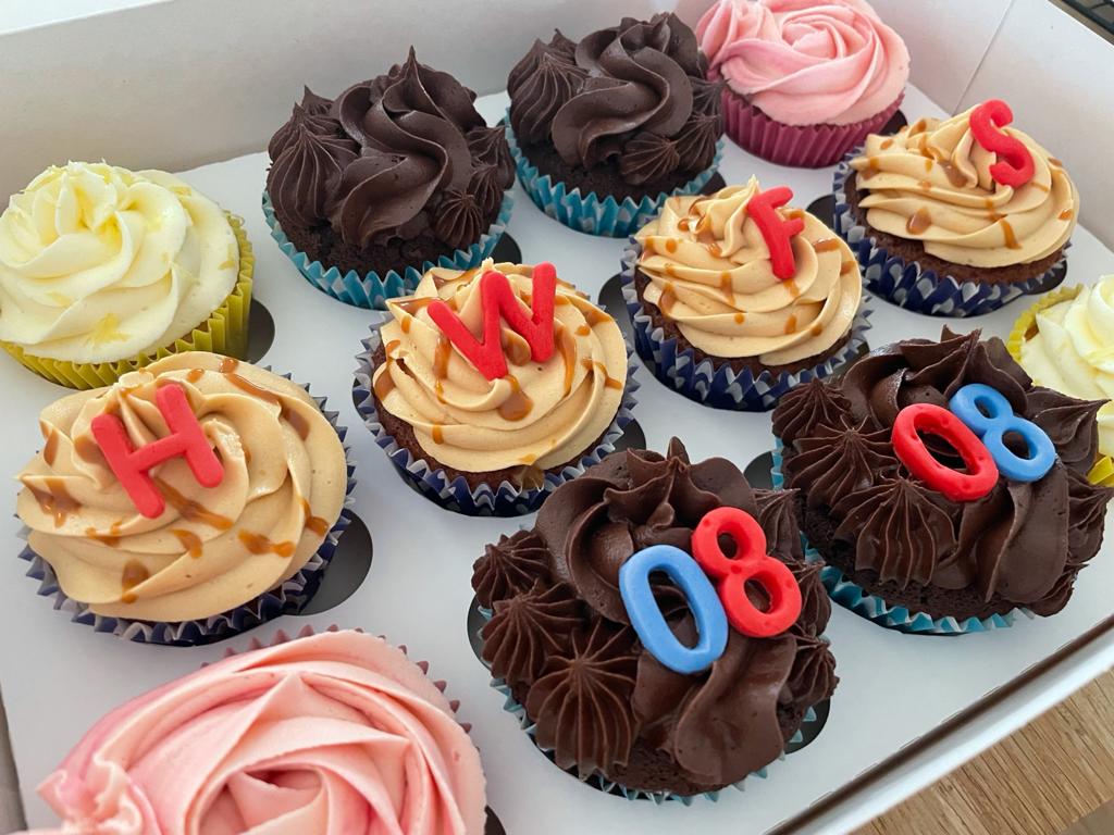 HartleyWintney8's tweet photo. Celebratory cakes delivered to @HartleyWintney8 last night by @cupcakesbyemma to mark the successful completion of Ff's Trill & Ewbank's development programs. #welovecake 🧁🧁🧁😋 #competentfirefighters #TeamHartleyWintney https://t.co/PwESMmogyO