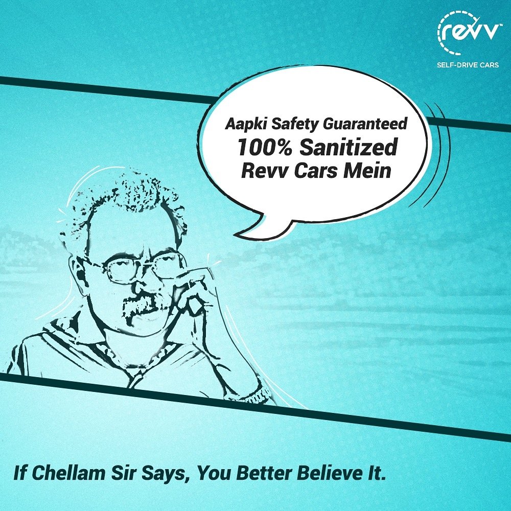 Revv_India's tweet photo. Chellam Sir ki information pe doubt to koi minimum guy hi karega!
#RevvIt #RevvCars #SelfDriveCars #sanitization #SelfDriveForSelfCare #ChellamSir #TheFamilyMan #sanitizedcars #safety https://t.co/OBObR1Nyam