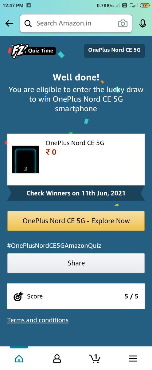 bewithhasib's tweet photo. @amazonIN &amp; @OnePlus_IN  #AmazonMobileInsider #OnePlusNordCE5G . https://t.co/rNy1CFterF