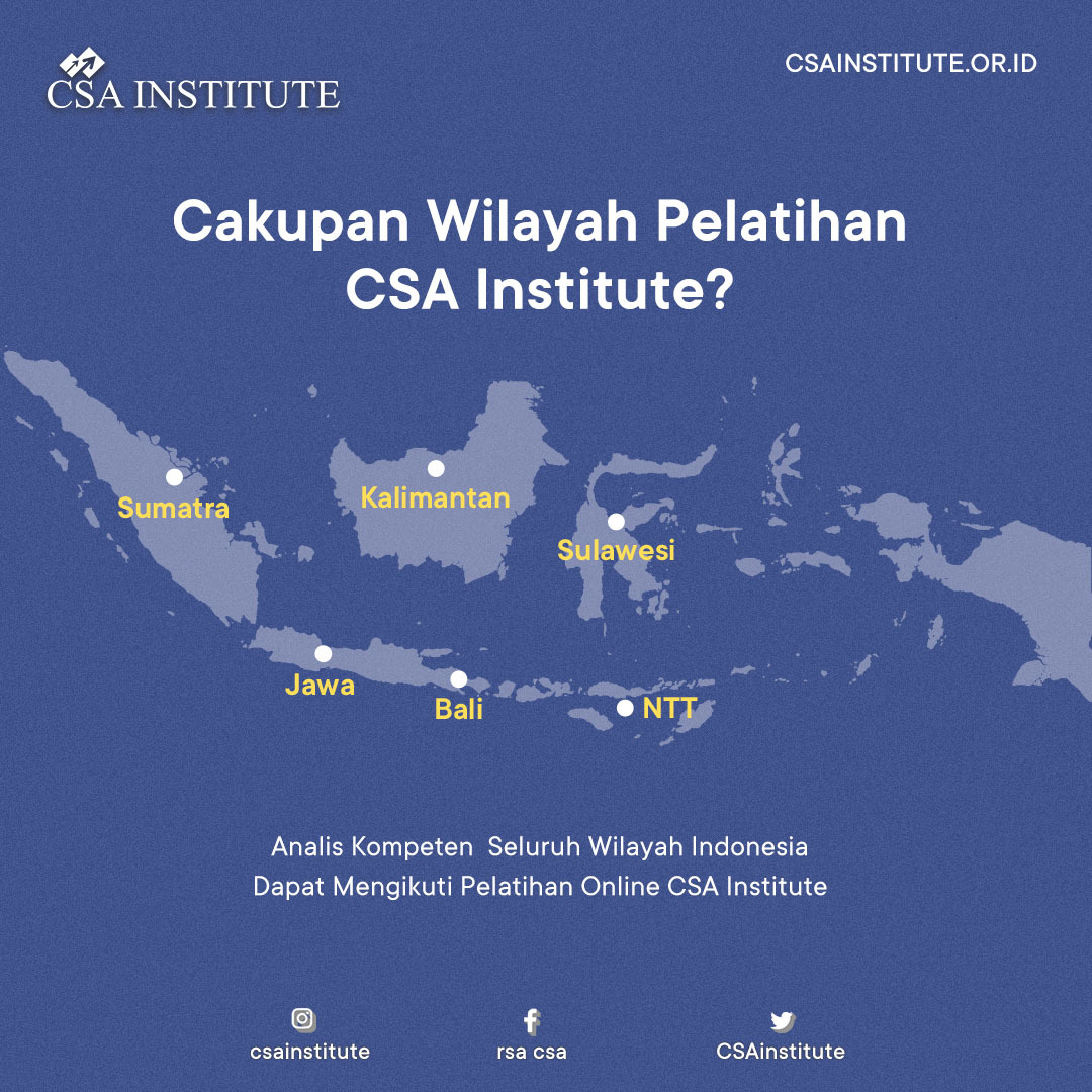 CANGKUPAN WILAYAH PELATIHAN ONLINE CSA INSTITUTE