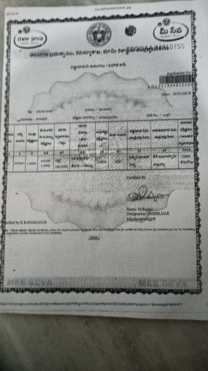 prawinkr's tweet photo. @PSRNSPT Respected Sir🙏
My dad purchased 1Acr paddy land on 25.06.12 vide survey no. 347/అ/1 at Thungabandam village, Khanapur, Warangal Rural. He applied Sadabainama twice. But, still Patta Passbook was not issued.
But, received Pahani 2014.
Plz help sir🙏
9441635549 https://t.co/xnX1zkeJkF