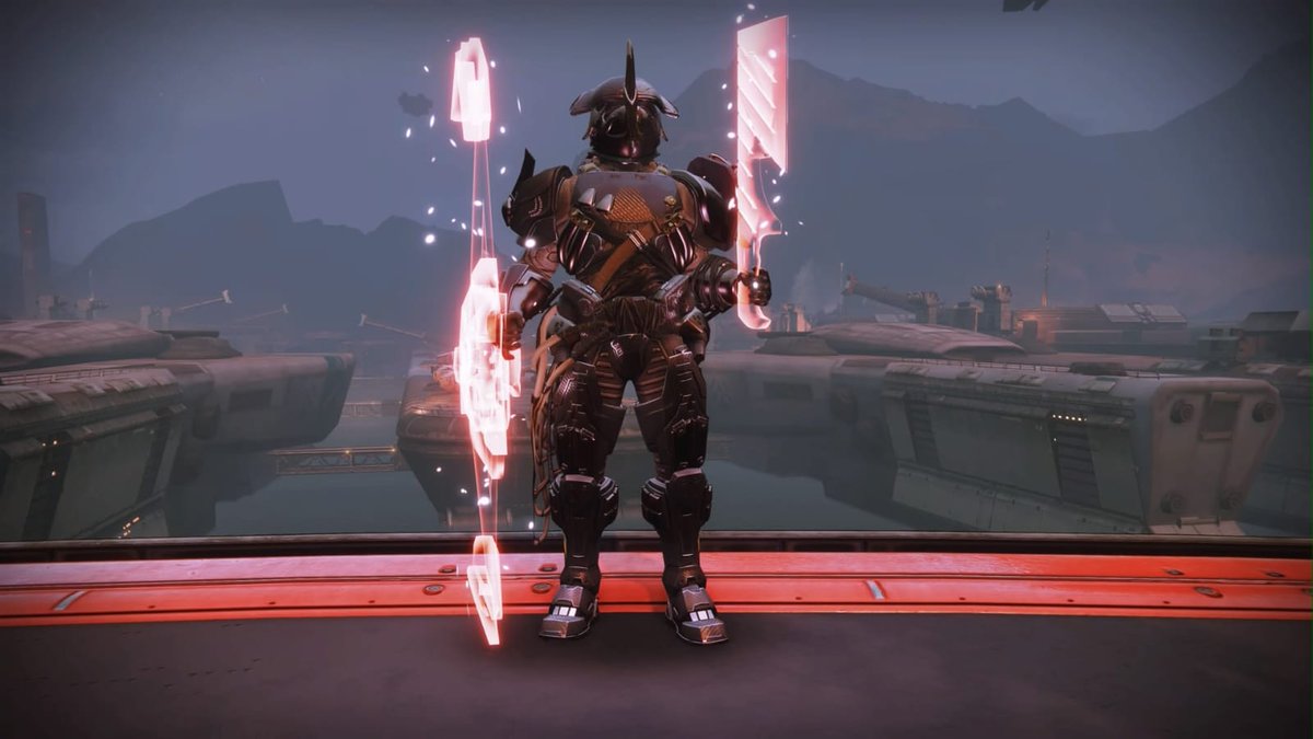 OneArmDallas's tweet image. First attempt at posing with help from @_Unknownstag 
#SplicerFashionShow 
#Bungie