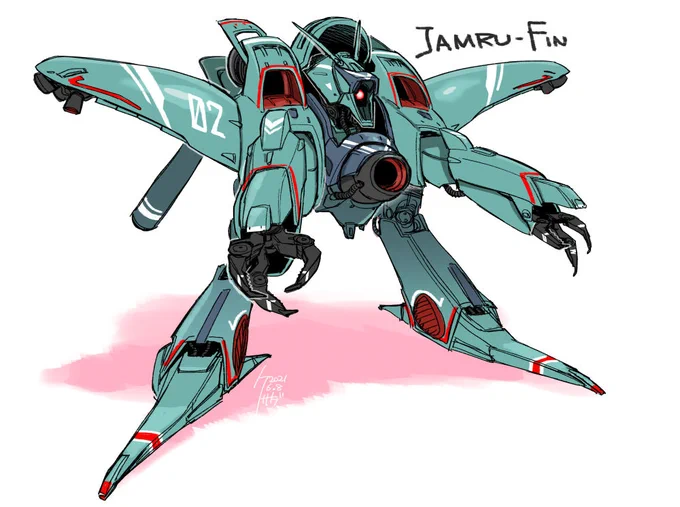 ジャムル・フィンをなんとなく描きたくなったので午後の前の筆温めにらくがき 