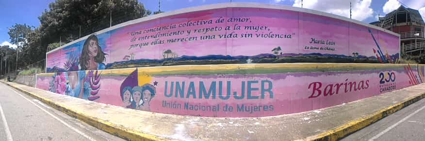#VenezuelaPatriota @zulaypsuv 
#Barinas UNAMUJER 📢  #MuralesBicentenario  
'Conciencia Colectiva de Respeto'
@taniapsuv @VictoriaRrocio @BarinasPsuv 
Rumbo a Carabobo 🇻🇪 Venceremos !!!