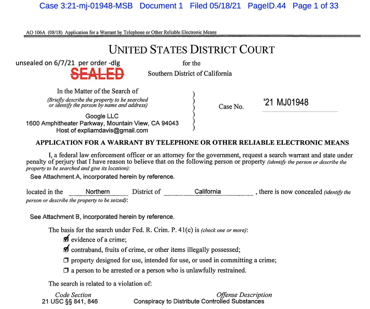 <THREAD>
DOJ just unsealed the search warrant on the "encrypted" 🤣 telecom used by thousands of Mobsters worldwide RUN BY THE FBI THE WHOLE TIME and it is a goddamned children's treasury of awesome. 

Come, let us frolic! 😂🖕⚖️😇