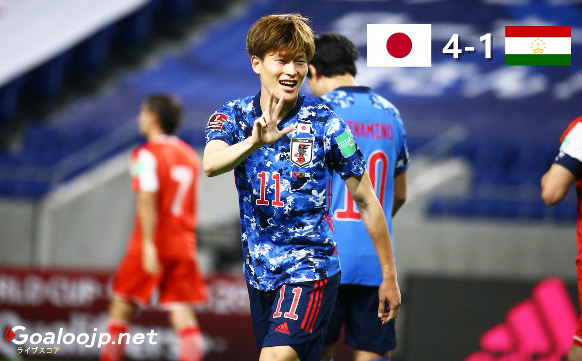 Goaloojp 日本代表 初先発の 古橋亨梧 が 1ゴール1アシストを献上したと 爆発しちゃいました W杯アジア予選 日本代表 4 1 タジキスタン代表 の試合振り返り T Co Ltsaoc00gk Goaloojp 最もブロなサッカースコア Goaloojp 日本代表 初先発の 古橋亨梧 が 1ゴール1アシストを献上したと 爆発しちゃいました W杯アジア予選 日本代表 4 1 タジキスタン代表 の試合振り返り T Co Ltsaoc00gk Goaloojp 最もブロなサッカースコア