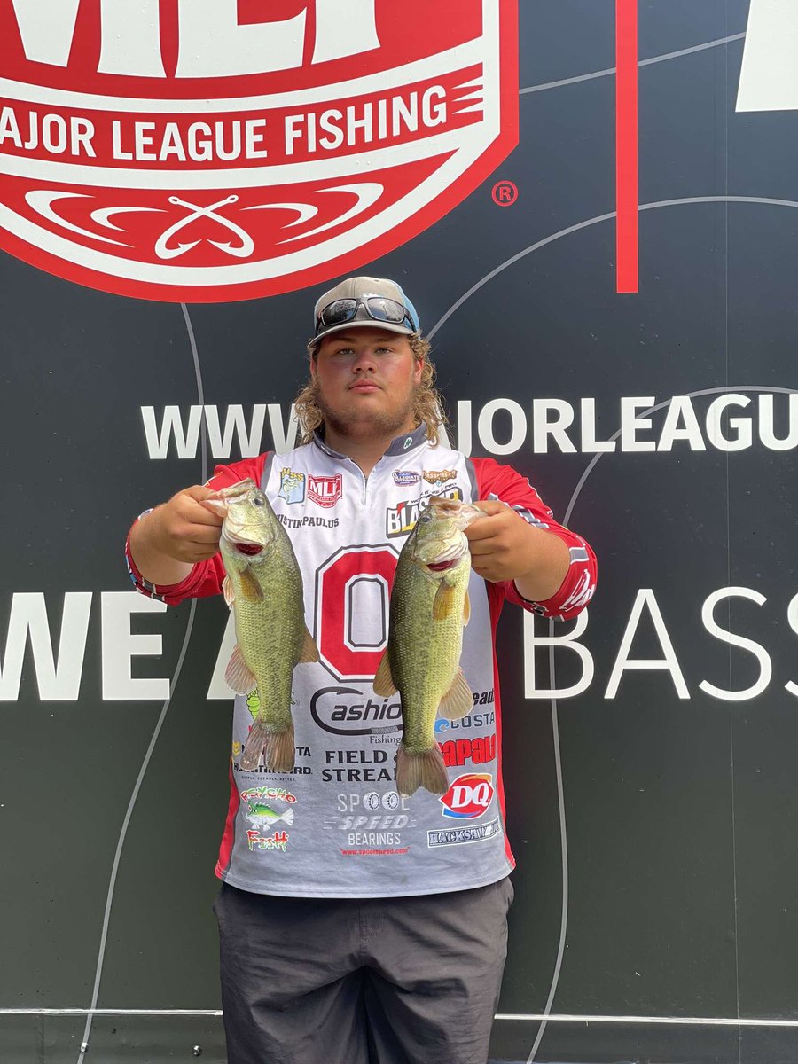 OhioStateBass's tweet photo. This week's @MLFBIG5official ended with a little disappointment as Patrick Henry &amp; Mekenzie Vander Molen were one bite away from qualifying for nationals and brought in 4 fish for 12-4.  Austin Paulus &amp; Brandon Oakes were able to put together 2 fish for 4-11 as well. https://t.co/QrxgAn1j8O