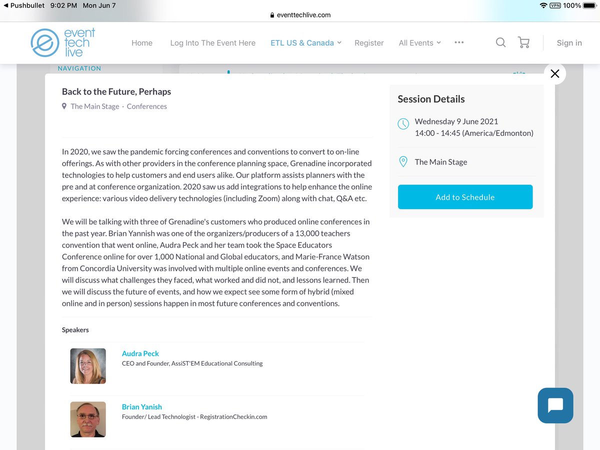 After a year of new challenges in the live event world, on Wednesday June 9th have the opportunity to speak on a panel at <a href="/eventtechlive/">Event Tech Live</a>. Our session is called Back to the Future, Perhaps #eventtechlive #virtualevents