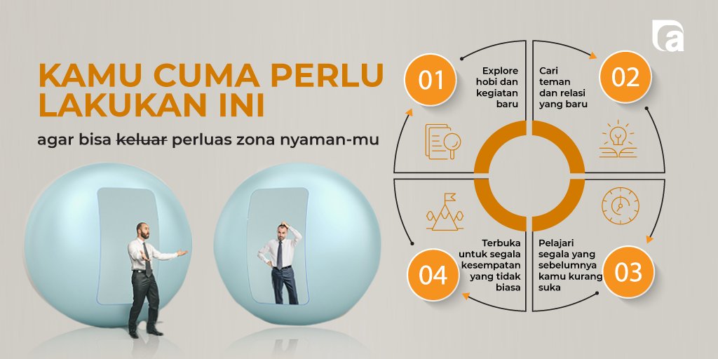 arthinkle's tweet photo. Namun, berada di zona nyaman bukan berarti kamu tidak bisa berkembang.

Yuk lakukan tips di atas agar memperluas zona nyaman dan terus berkembang! https://t.co/Ayk962thbs