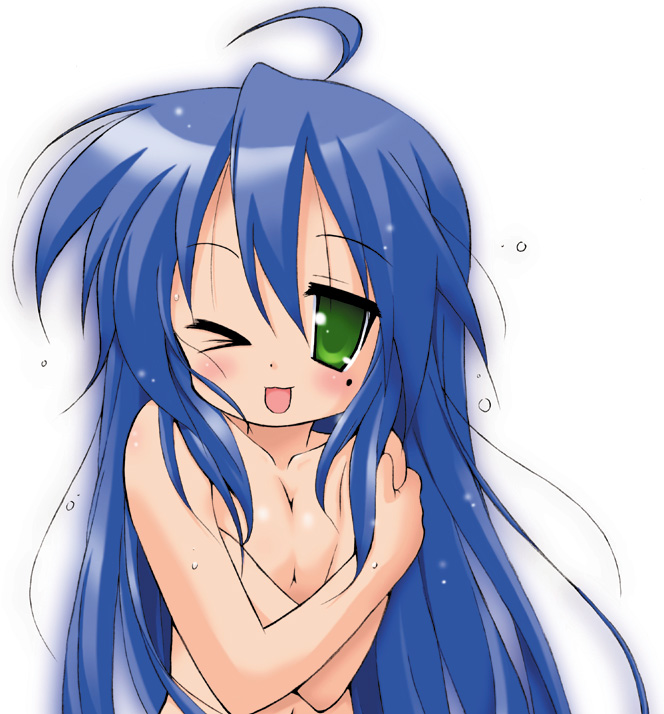 #らきすた 
#泉こなた
オハヨー(=ω=.)/アツイネー 