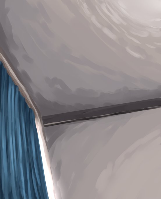 仕事前に線画イヤだったから先に背景作るやつ 