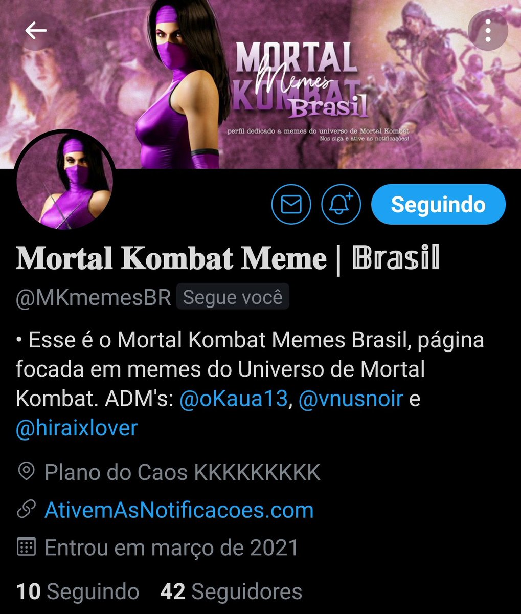 Jade Brasil, #MortalKombat on X: 🍀